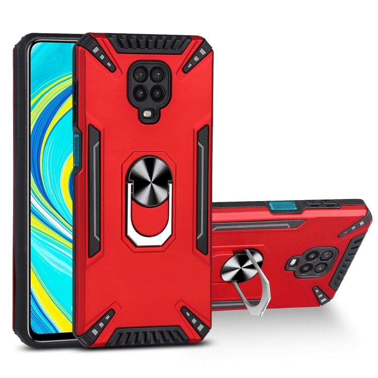 For Xiaomi Redmi Note 9S PC + TPU Protective Case with 360 Degrees Rotatable Ring Holder
