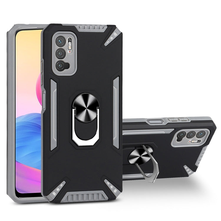 For Xiaomi Redmi Note 10 5G PC + TPU Protective Case with 360 Degrees Rotatable Ring Holder
