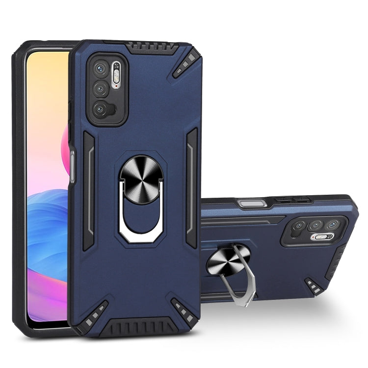 For Xiaomi Redmi Note 10 5G PC + TPU Protective Case with 360 Degrees Rotatable Ring Holder