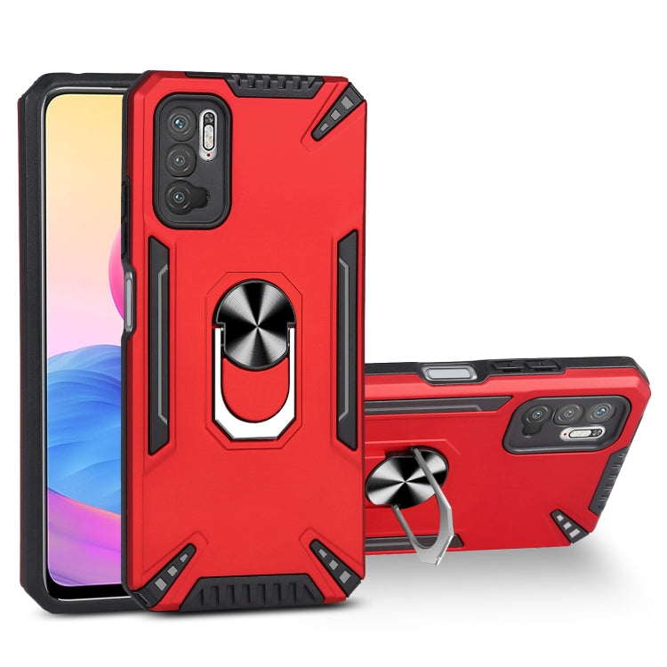 For Xiaomi Redmi Note 10 5G PC + TPU Protective Case with 360 Degrees Rotatable Ring Holder