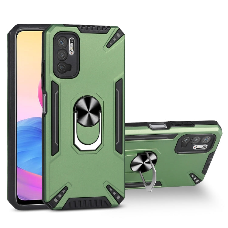 For Xiaomi Redmi Note 10 5G PC + TPU Protective Case with 360 Degrees Rotatable Ring Holder