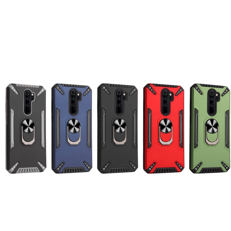 For Xiaomi Redmi Note 8 Pro PC + TPU Protective Case with 360 Degrees Rotatable Ring Holder