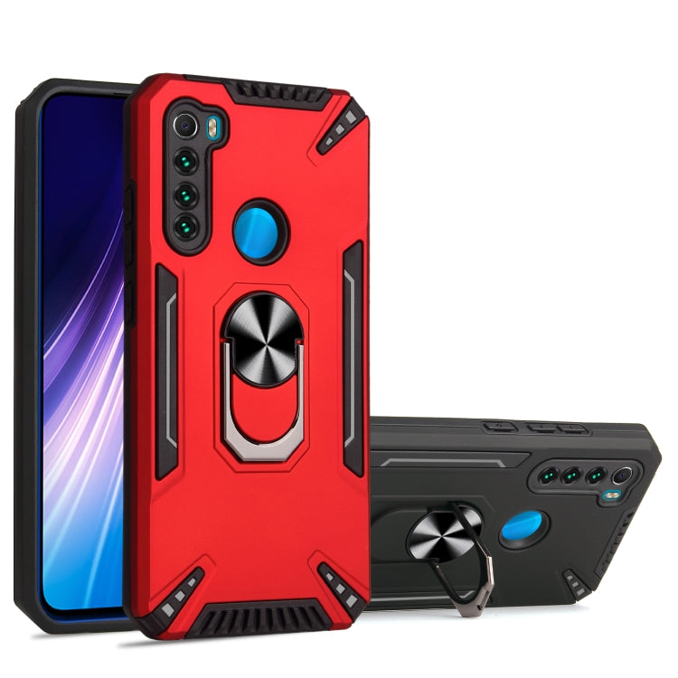 For Xiaomi Redmi Note 8 PC + TPU Protective Case with 360 Degrees Rotatable Ring Holder