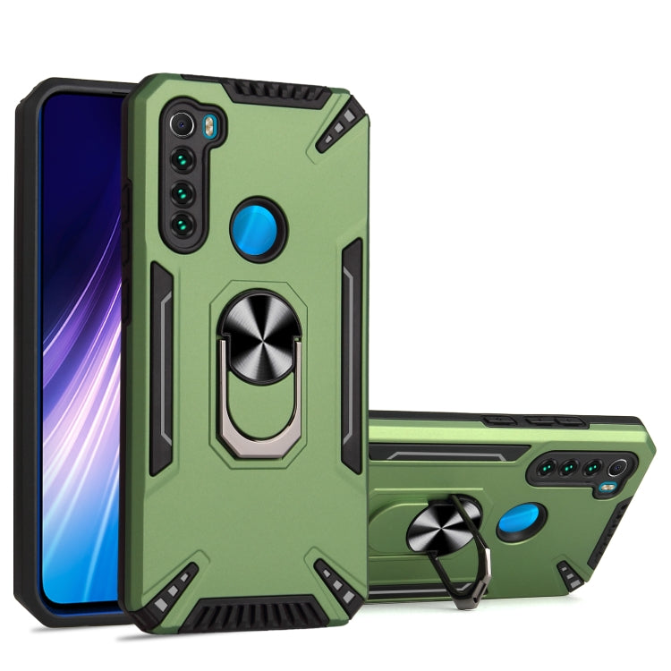 For Xiaomi Redmi Note 8 PC + TPU Protective Case with 360 Degrees Rotatable Ring Holder