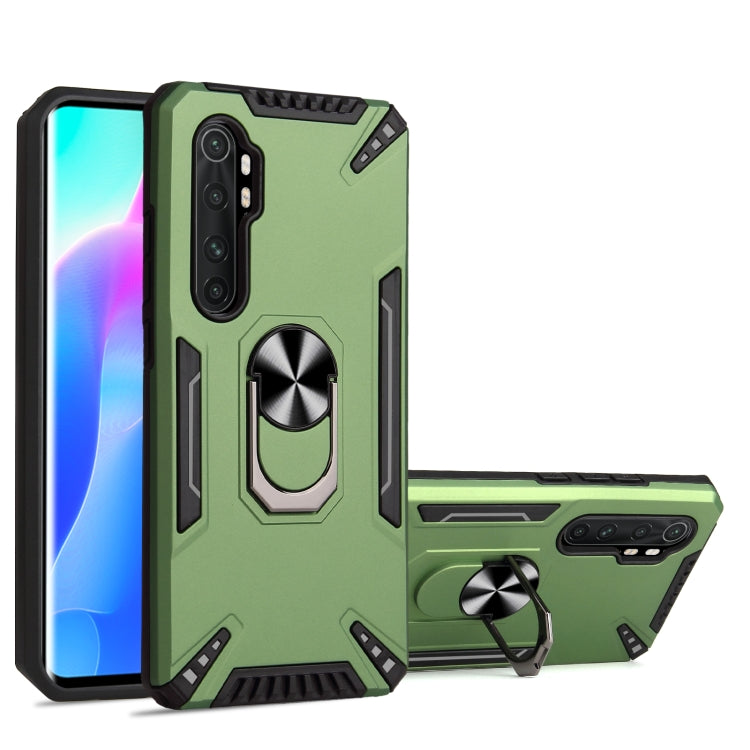 For Xiaomi Mi Note 10 Lite PC + TPU Protective Case with 360 Degrees Rotatable Ring Holder