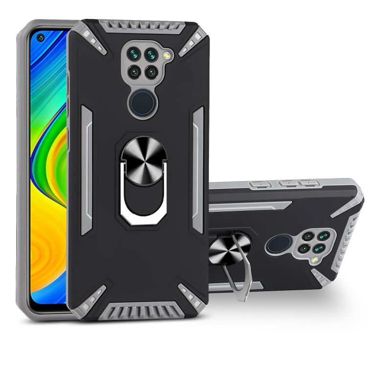 For Xiaomi Redmi Note 9 4G PC + TPU Protective Case with 360 Degrees Rotatable Ring Holder