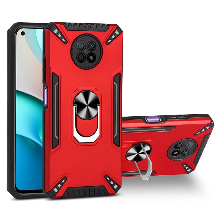 For Xiaomi Redmi Note 9 5G PC + TPU Protective Case with 360 Degrees Rotatable Ring Holder