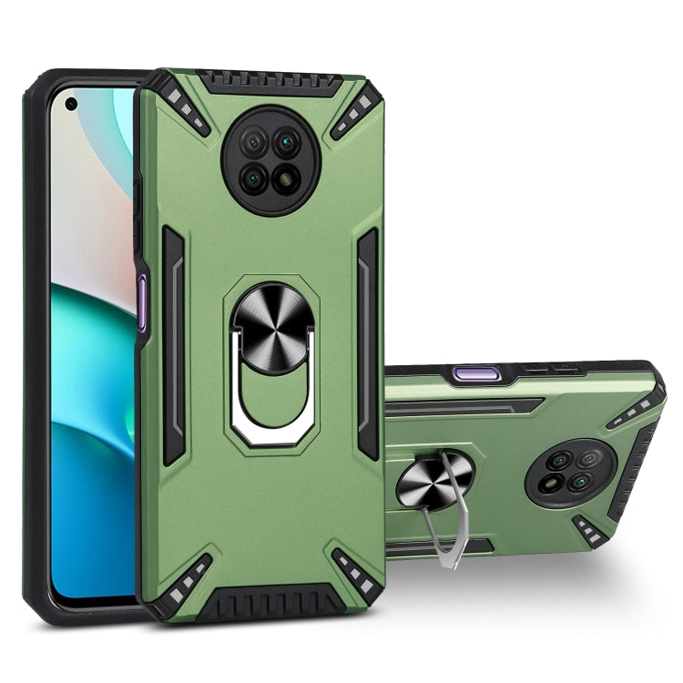 For Xiaomi Redmi Note 9 5G PC + TPU Protective Case with 360 Degrees Rotatable Ring Holder