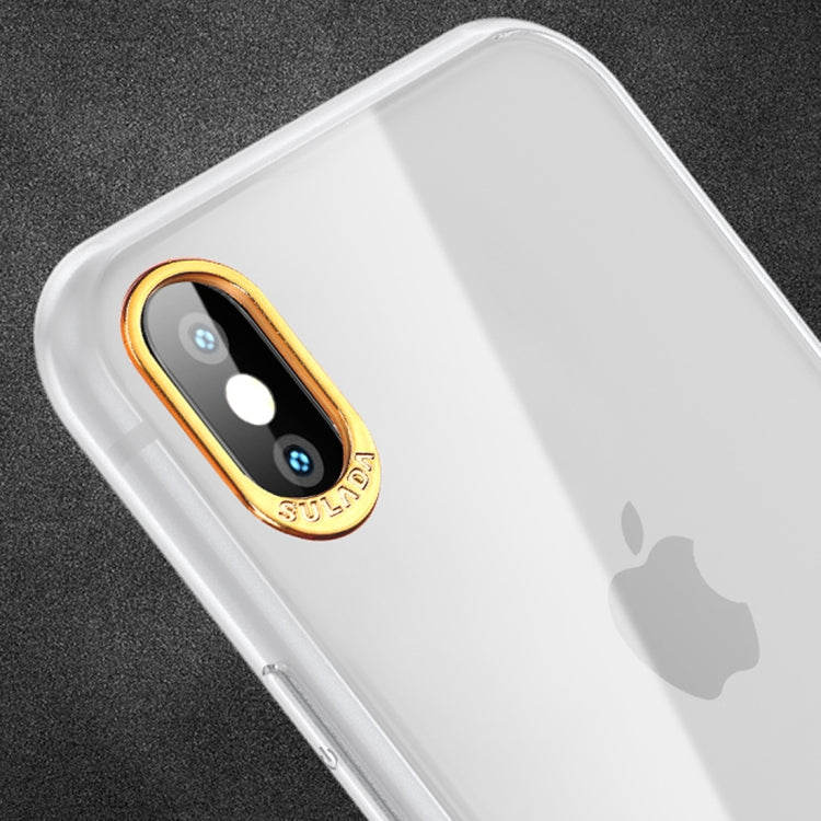 For iPhone XS Max SULADA Shockproof TPU + Plating Protective Case