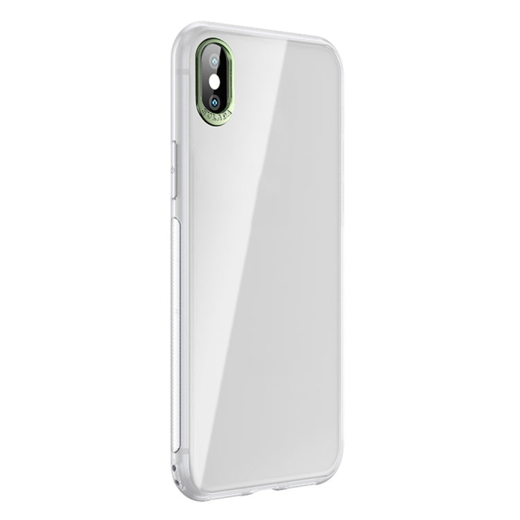For iPhone XS Max SULADA Shockproof TPU + Plating Protective Case