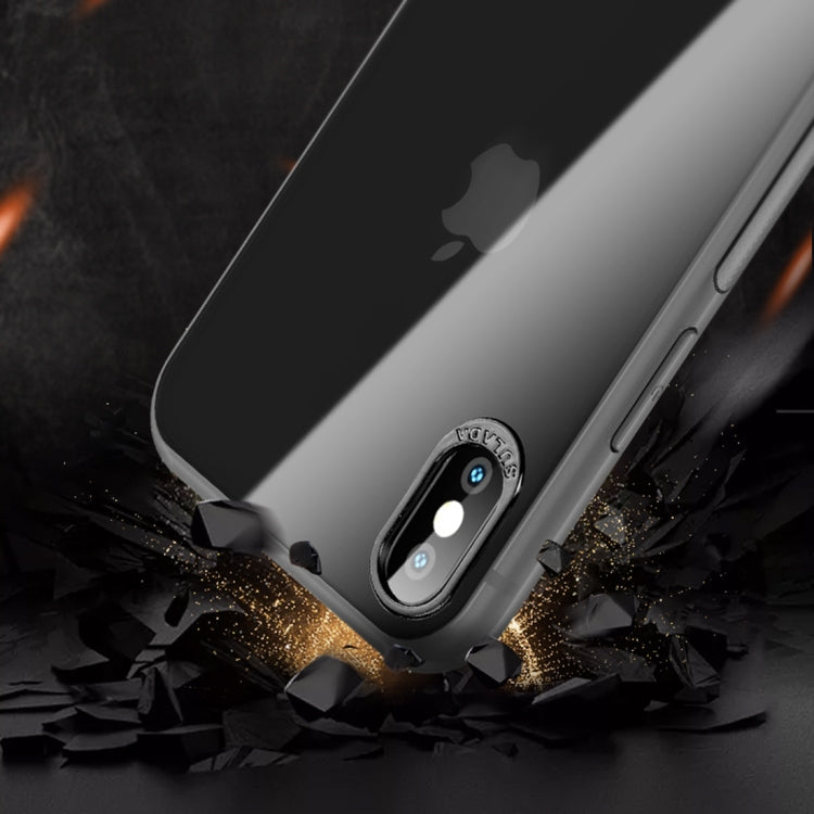 For iPhone XS Max SULADA Shockproof TPU + Plating Protective Case