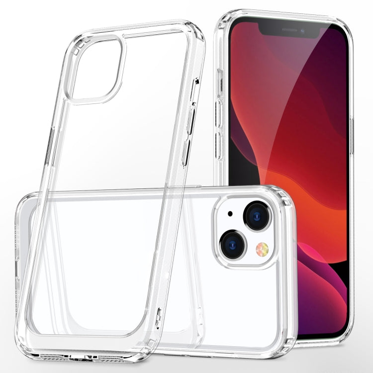 For iPhone 13 Crystal Clear Shockproof PC + TPU Protective Case(Transparent)