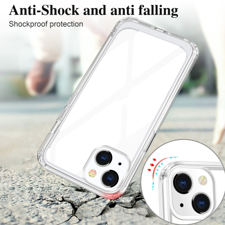 For iPhone 13 Crystal Clear Shockproof PC + TPU Protective Case(Transparent)