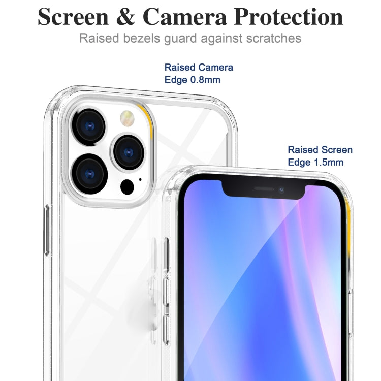 For iPhone 13 Pro Crystal Clear Shockproof PC + TPU Protective Case (Transparent)