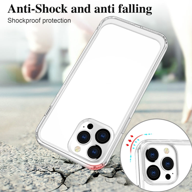 For iPhone 13 Pro Max Crystal Clear Shockproof PC + TPU Protective Case (Transparent)