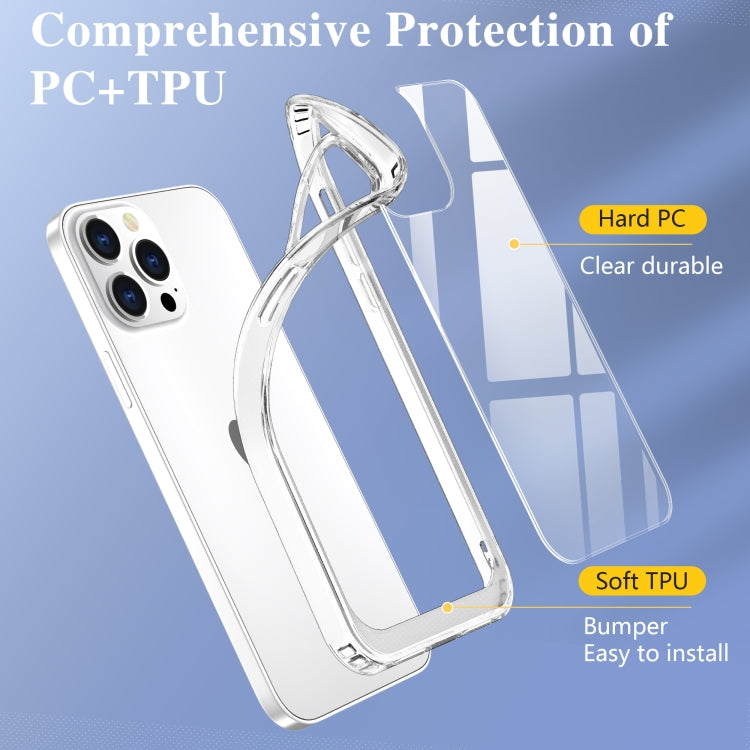 For iPhone 13 Pro Max Crystal Clear Shockproof PC + TPU Protective Case (Transparent)