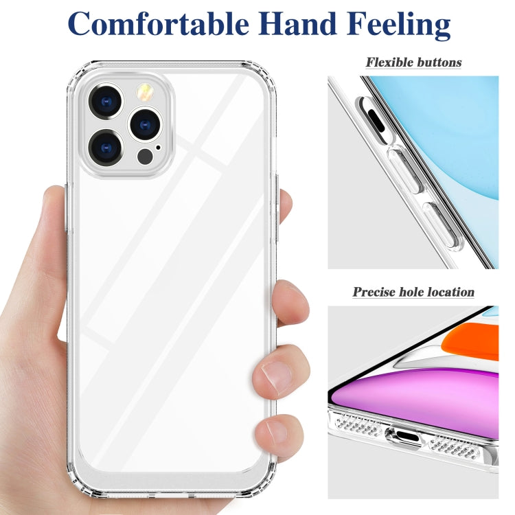 For iPhone 12 Pro Crystal Clear Shockproof PC + TPU Protective Case(Transparent)