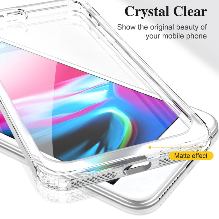 Crystal Clear Shockproof PC + TPU Protective Case For iPhone 8 Plus / 7 Plus(Transparent)