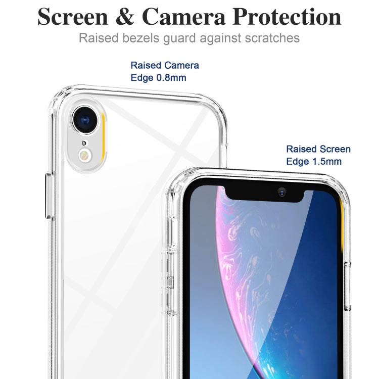 For iPhone XR Crystal Clear Shockproof PC + TPU Protective Case(Transparent)