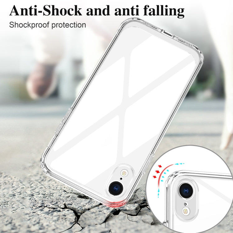 For iPhone XR Crystal Clear Shockproof PC + TPU Protective Case(Transparent)