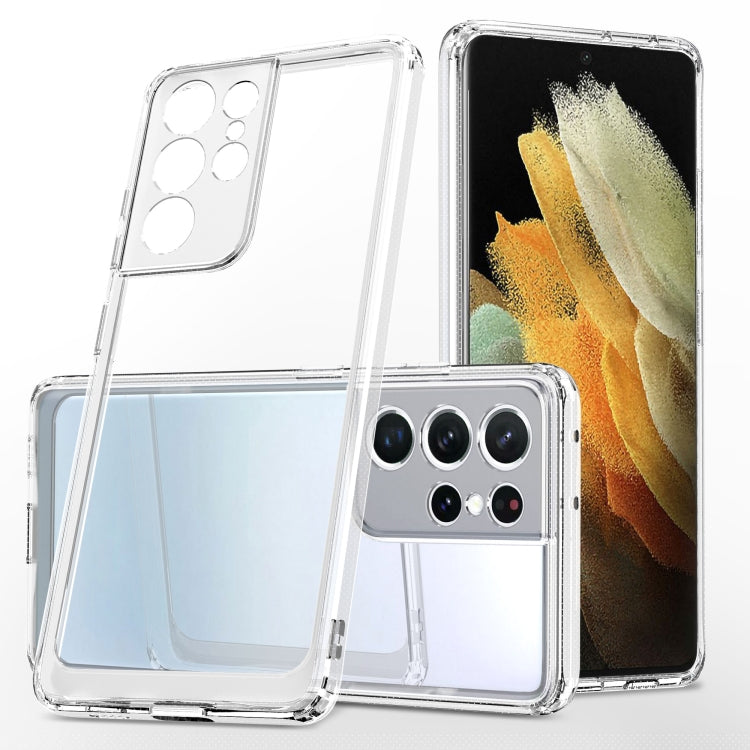 For Samsung Galaxy S21 5G Crystal Clear Shockproof PC + TPU Protective Case(Transparent)