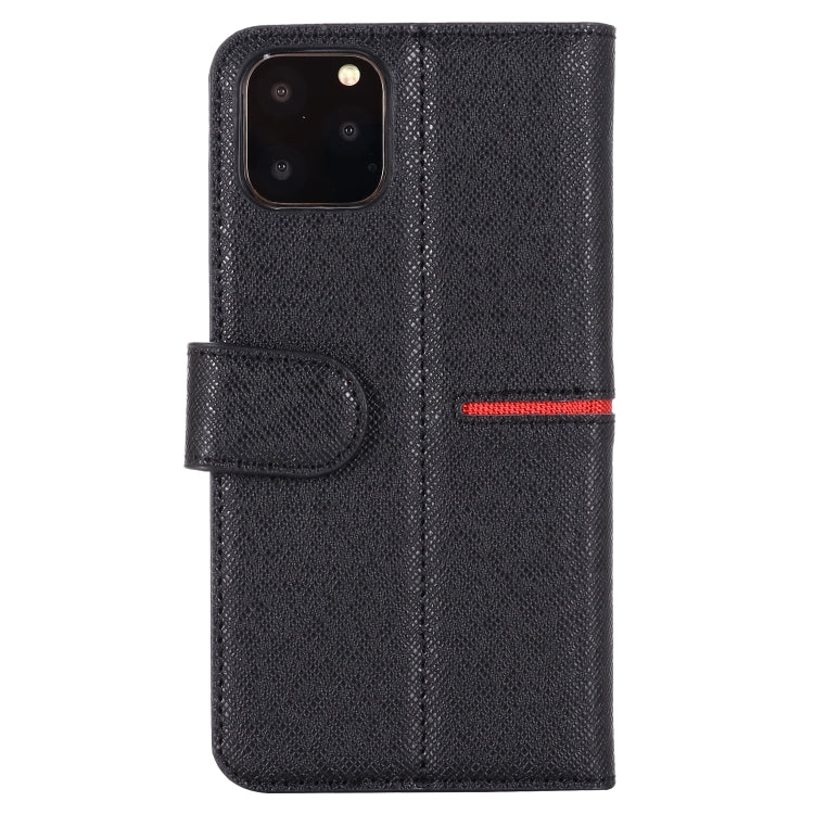 For iPhone 11 Pro GEBEI Top-grain Leather Horizontal Flip Protective Case with Holder & Card Slots & Wallet & Photo Frame