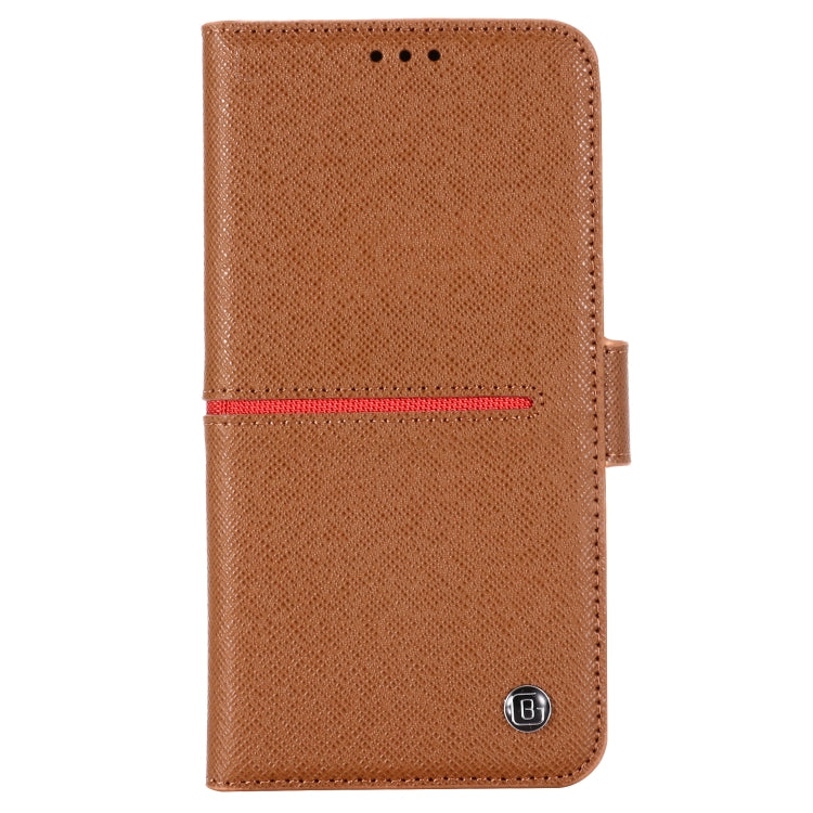 For iPhone 11 GEBEI Top-grain Leather Horizontal Flip Protective Case with Holder & Card Slots & Wallet & Photo Frame