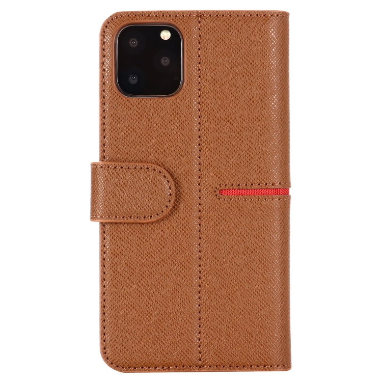 For iPhone 11 GEBEI Top-grain Leather Horizontal Flip Protective Case with Holder & Card Slots & Wallet & Photo Frame