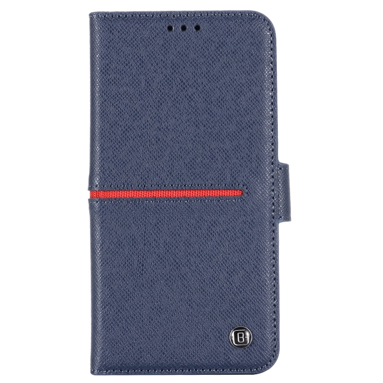 For iPhone 11 Pro Max GEBEI Top-grain Leather Horizontal Flip Protective Case with Holder & Card Slots & Wallet & Photo Frame