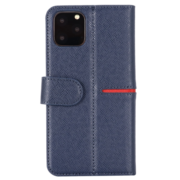 For iPhone 11 Pro Max GEBEI Top-grain Leather Horizontal Flip Protective Case with Holder & Card Slots & Wallet & Photo Frame