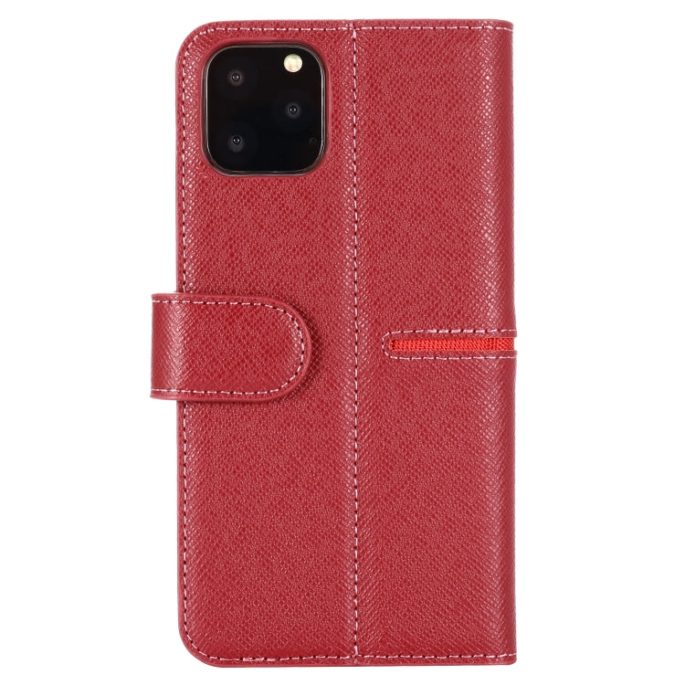 For iPhone 11 Pro Max GEBEI Top-grain Leather Horizontal Flip Protective Case with Holder & Card Slots & Wallet & Photo Frame