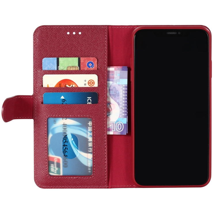 For iPhone XR GEBEI Top-grain Leather Horizontal Flip Protective Case with Holder & Card Slots & Wallet & Photo Frame