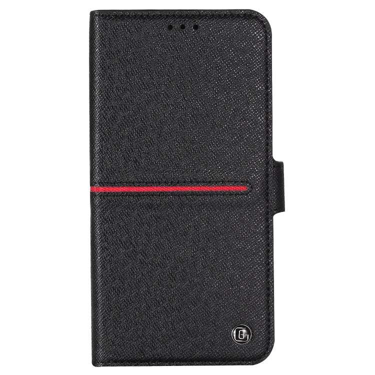 For iPhone XS Max GEBEI Top-grain Leather Horizontal Flip Protective Case with Holder & Card Slots & Wallet & Photo Frame