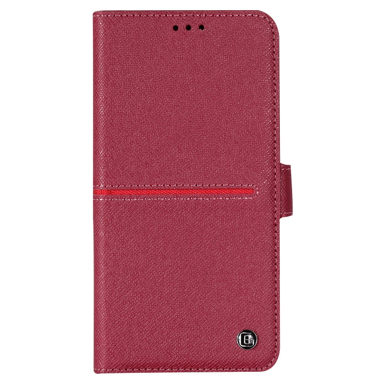 For iPhone XS Max GEBEI Top-grain Leather Horizontal Flip Protective Case with Holder & Card Slots & Wallet & Photo Frame
