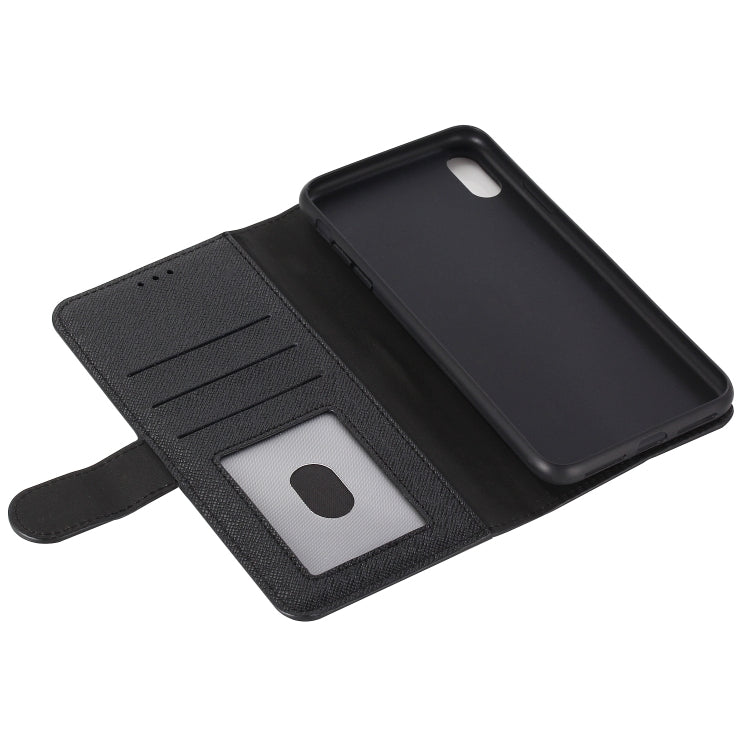 For iPhone XS Max GEBEI Top-grain Leather Horizontal Flip Protective Case with Holder & Card Slots & Wallet & Photo Frame