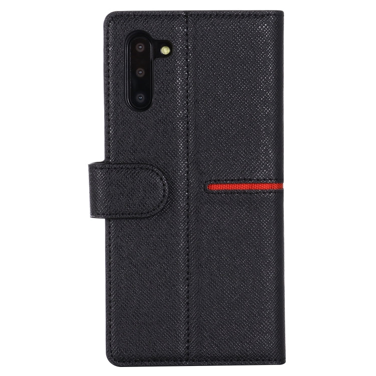 For Galaxy Note 10 GEBEI Top-grain Leather Horizontal Flip Protective Case with Holder & Card Slots & Wallet & Photo Frame