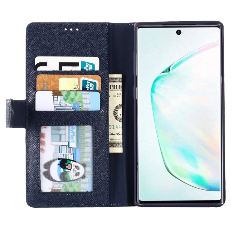 For Galaxy Note 10 GEBEI Top-grain Leather Horizontal Flip Protective Case with Holder & Card Slots & Wallet & Photo Frame