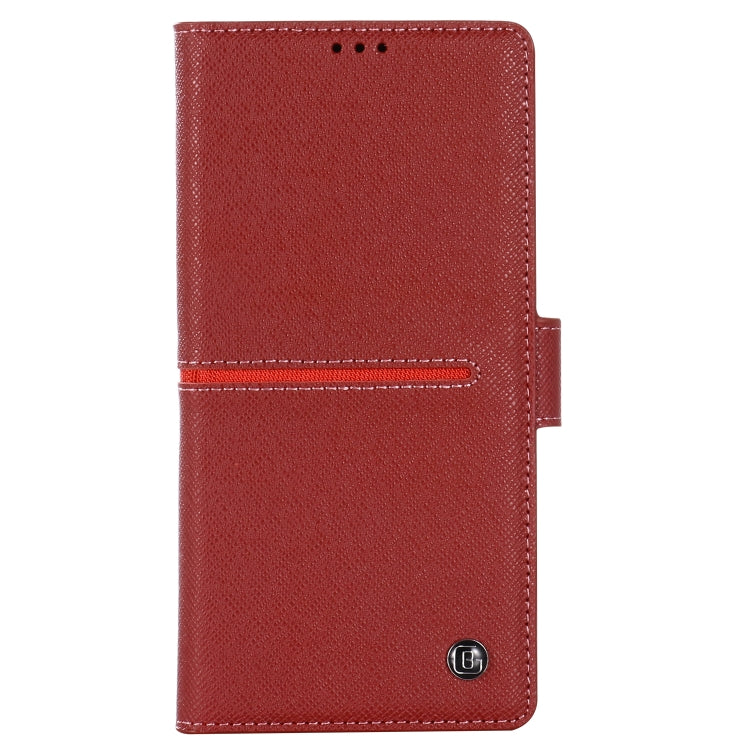 For Galaxy Note 10 GEBEI Top-grain Leather Horizontal Flip Protective Case with Holder & Card Slots & Wallet & Photo Frame