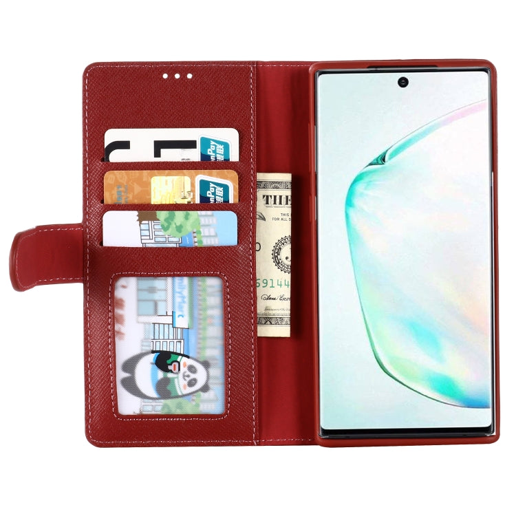 For Galaxy Note 10 GEBEI Top-grain Leather Horizontal Flip Protective Case with Holder & Card Slots & Wallet & Photo Frame