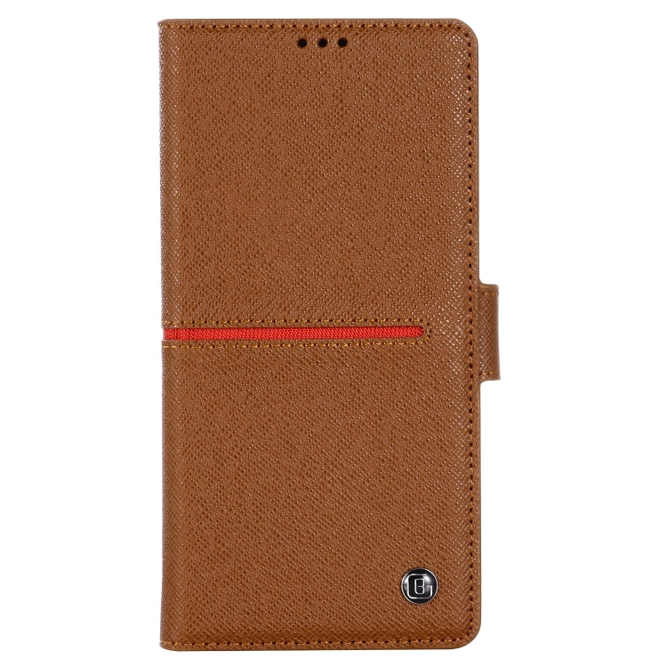 For Galaxy Note 10 GEBEI Top-grain Leather Horizontal Flip Protective Case with Holder & Card Slots & Wallet & Photo Frame