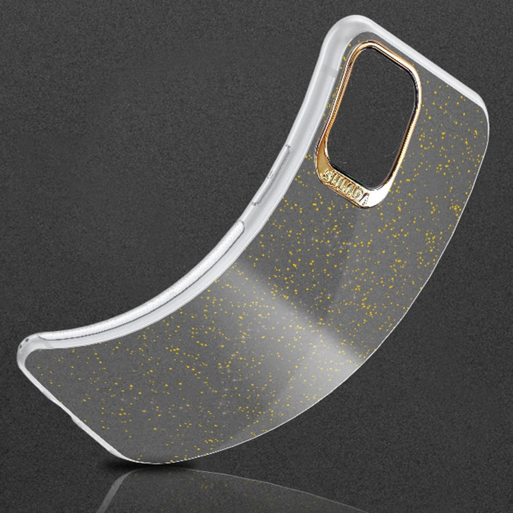 For iPhone 11 Pro Max SULADA Gold Foil TPU Plating Protective Case
