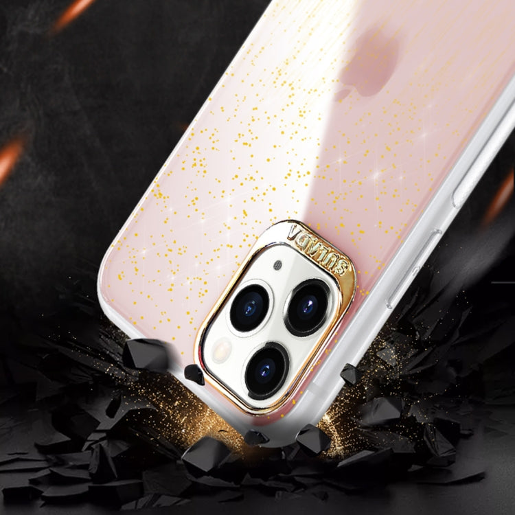 For iPhone 11 Pro Max SULADA Gold Foil TPU Plating Protective Case