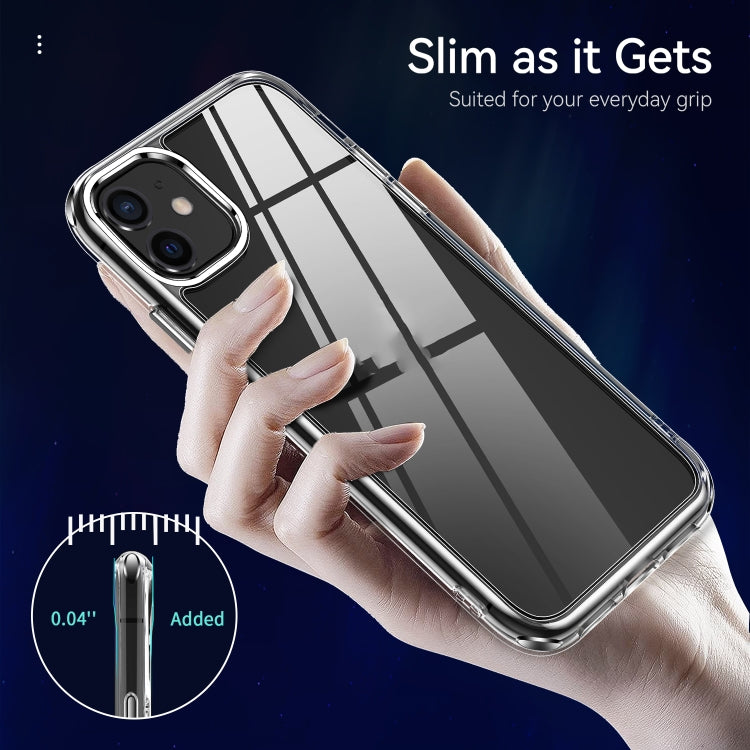For iPhone 11 TPU + PC Transparent Shockproof Protective Case