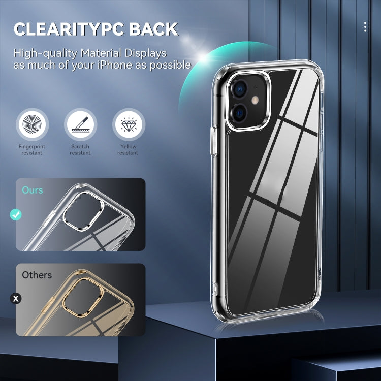 For iPhone 11 TPU + PC Transparent Shockproof Protective Case