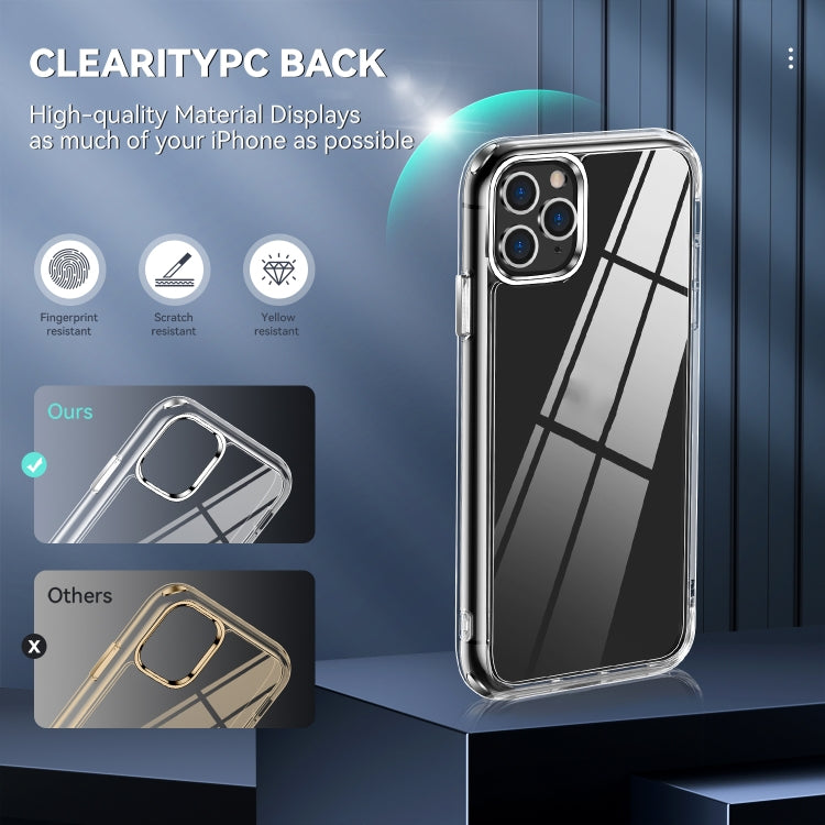 For iPhone 11 Pro TPU + PC Transparent Shockproof Protective Case