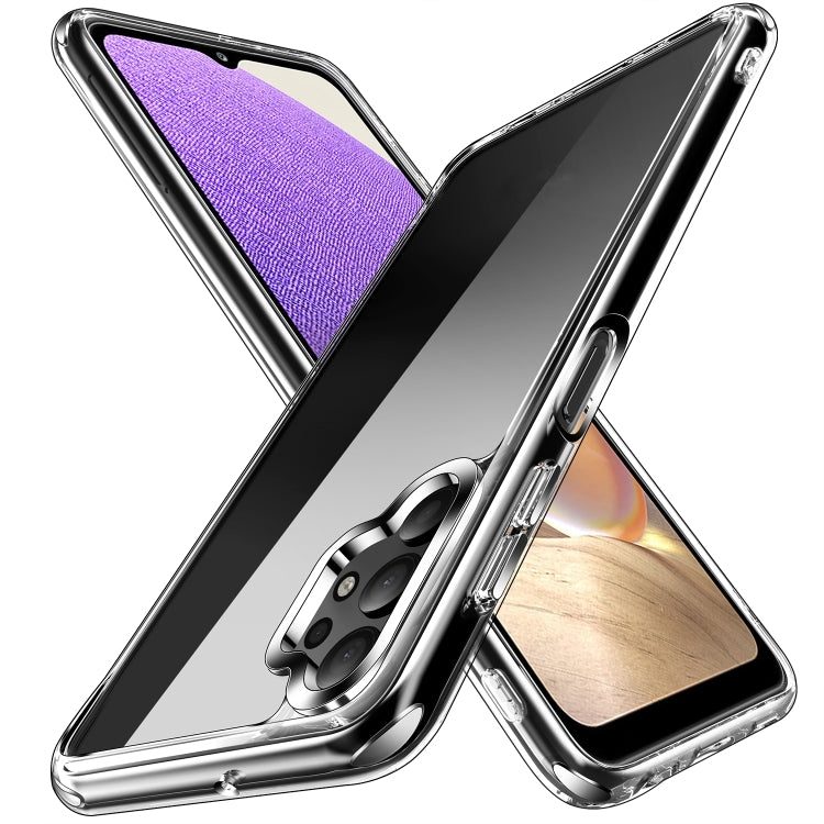 For Samsung Galaxy A32 5G TPU + PC Transparent Shockproof Protective Case