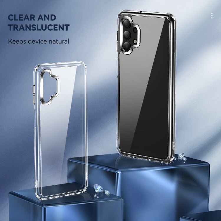 For Samsung Galaxy A32 5G TPU + PC Transparent Shockproof Protective Case