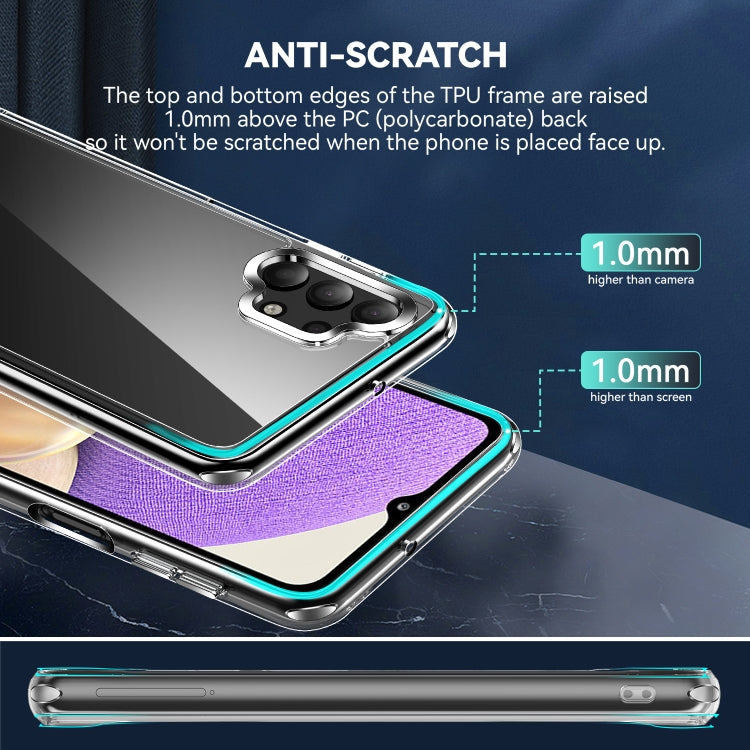 For Samsung Galaxy A32 5G TPU + PC Transparent Shockproof Protective Case