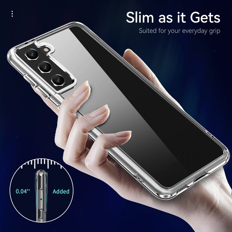 For Samsung Galaxy S21+ 5G TPU + PC Transparent Shockproof Protective Case