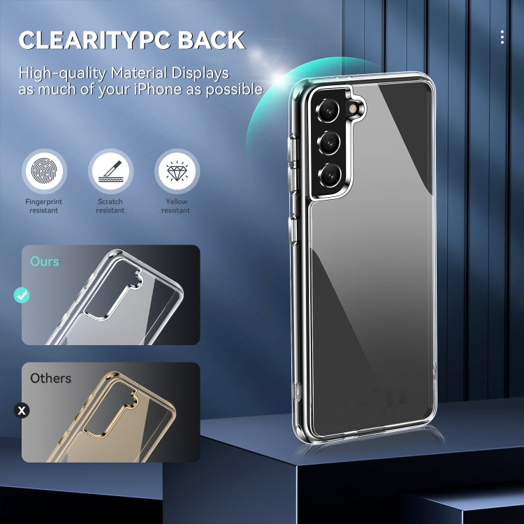 For Samsung Galaxy S21+ 5G TPU + PC Transparent Shockproof Protective Case